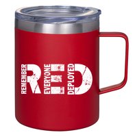 Red Friday Remember Everyone Deployed 12oz Stainless Steel Coffee Mug