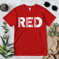 Red Friday Remember Everyone Deployed Premium T-Shirt