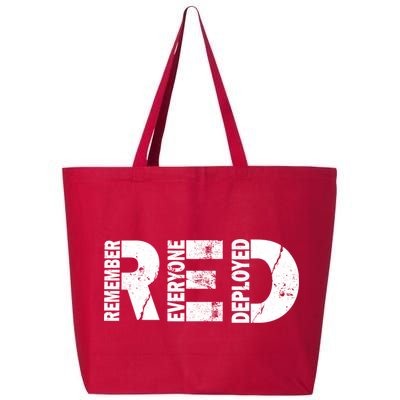 Red Friday Remember Everyone Deployed 25L Jumbo Tote