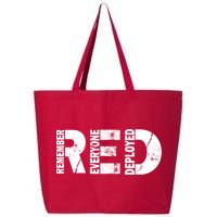 Red Friday Remember Everyone Deployed 25L Jumbo Tote