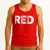 Red Friday Remember Everyone Deployed Tank Top