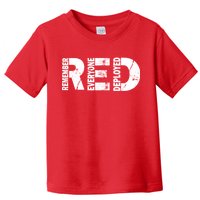 Red Friday Remember Everyone Deployed Toddler T-Shirt