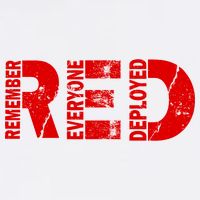 Red Friday Remember Everyone Deployed Garment-Dyed Sweatshirt
