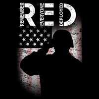 Red Friday Remember Everyone Deployed Flag Impact Tech Backpack