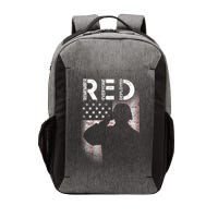 Red Friday Remember Everyone Deployed Flag Vector Backpack