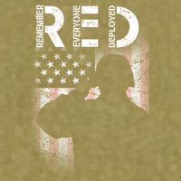 Red Friday Remember Everyone Deployed Flag Garment-Dyed Women's Muscle Tee