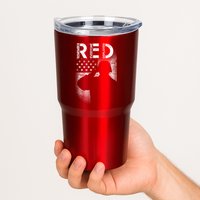 Red Friday Remember Everyone Deployed Flag Tumbler