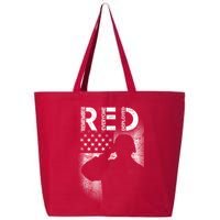 Red Friday Remember Everyone Deployed Flag 25L Jumbo Tote