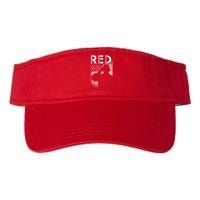 Red Friday Remember Everyone Deployed Flag Visor