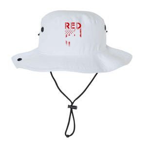 Red Friday Remember Everyone Deployed Flag Legacy Cool Fit Booney Bucket Hat