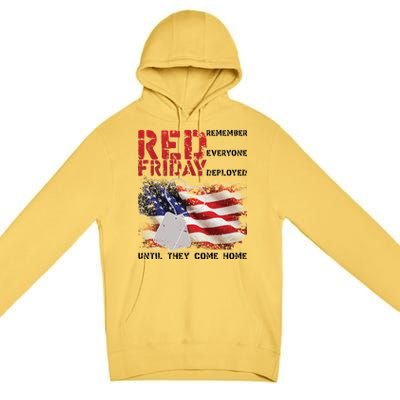 Red Friday Remember Until They Come Home Premium Pullover Hoodie