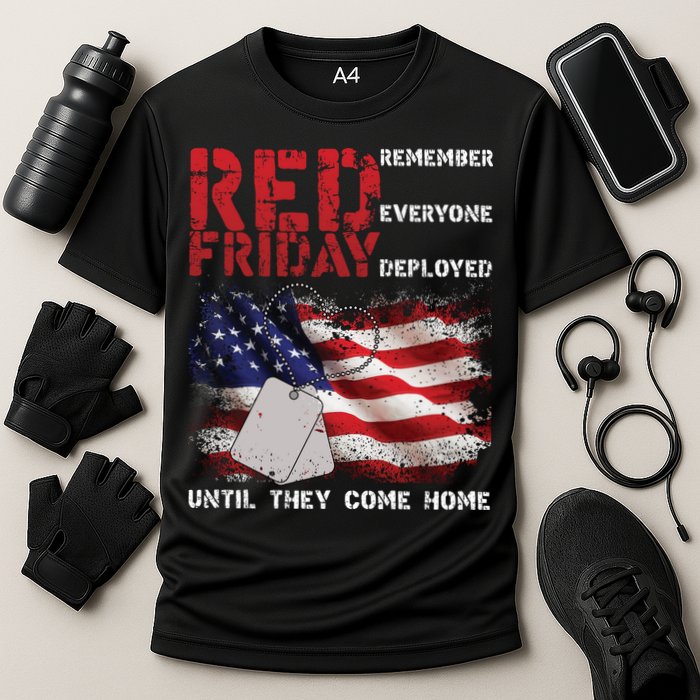 Red Friday Remember Until They Come Home Performance Shirt