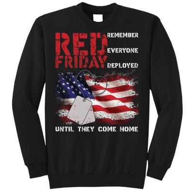 Red Friday Remember Until They Come Home Sweatshirt