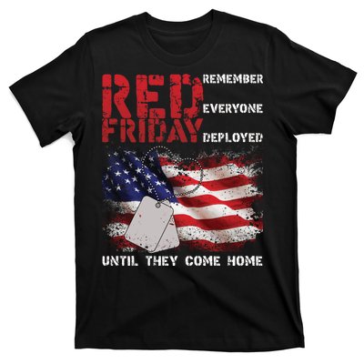 Red Friday Remember Until They Come Home T-Shirt