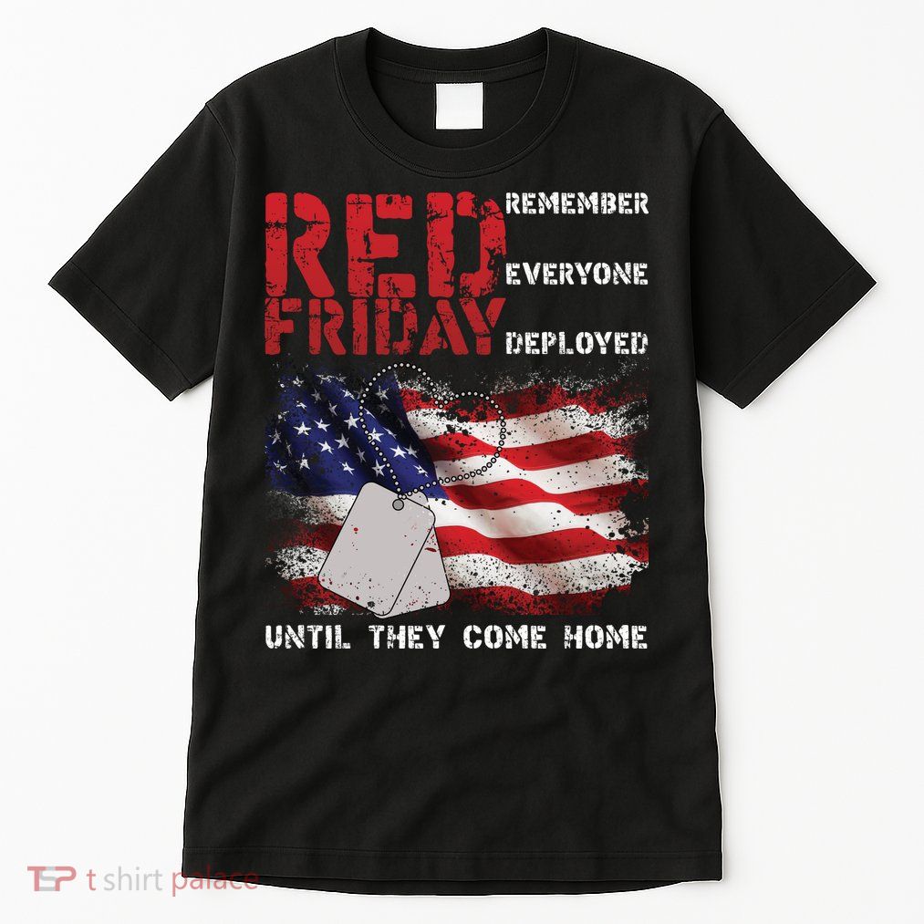 Red Friday Remember Until They Come Home Tall T-Shirt