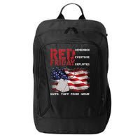 Red Friday Remember Until They Come Home City Backpack