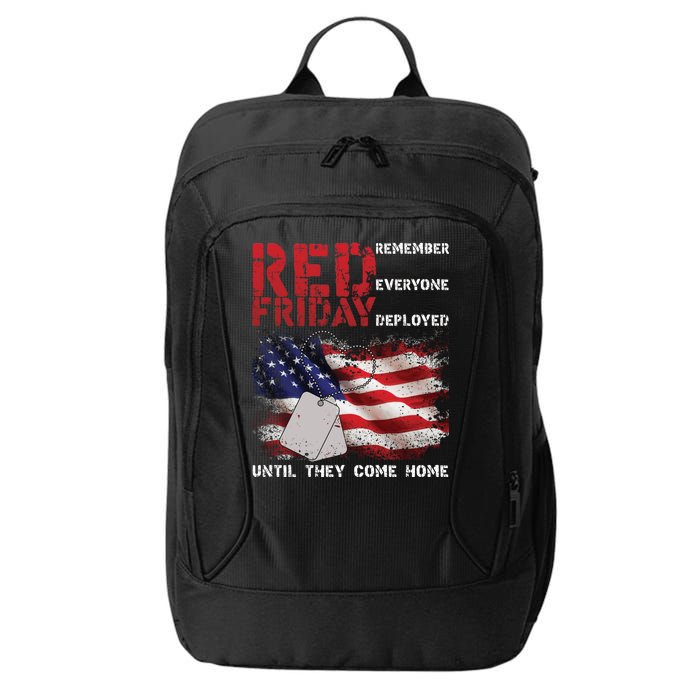 Red Friday Remember Until They Come Home City Backpack