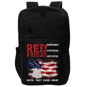 Red Friday Remember Until They Come Home Impact Tech Backpack