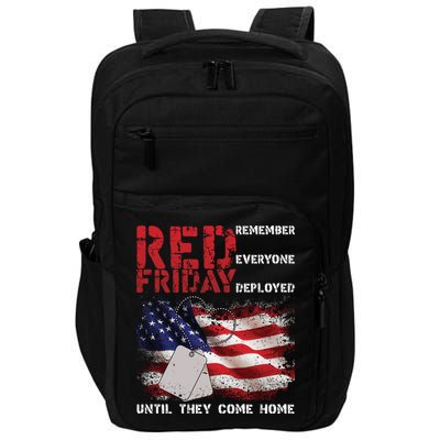 Red Friday Remember Until They Come Home Impact Tech Backpack