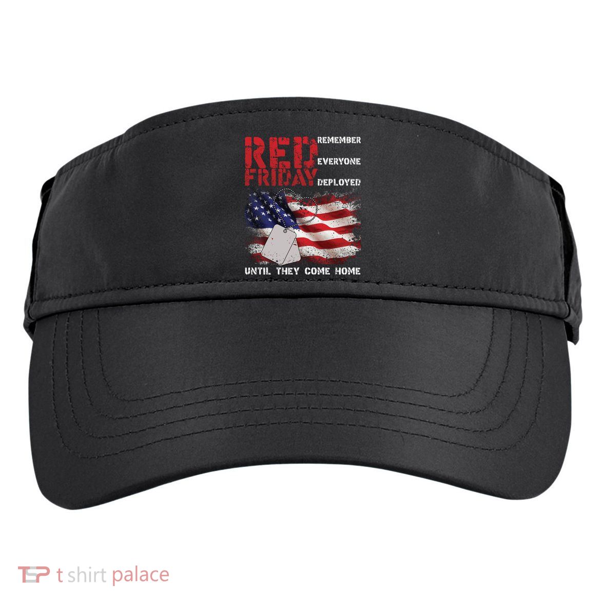 Red Friday Remember Until They Come Home Adult Drive Performance Visor