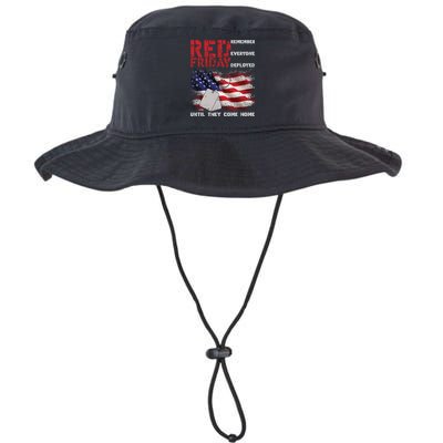 Red Friday Remember Until They Come Home Bucket Hat