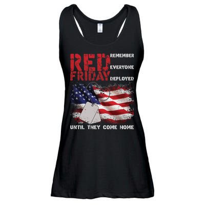 Red Friday Remember Until They Come Home Ladies Essential Flowy Tank