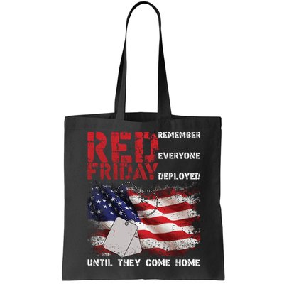 Red Friday Remember Until They Come Home Bag