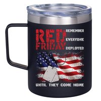 Red Friday Remember Until They Come Home 12oz Stainless Steel Coffee Mug