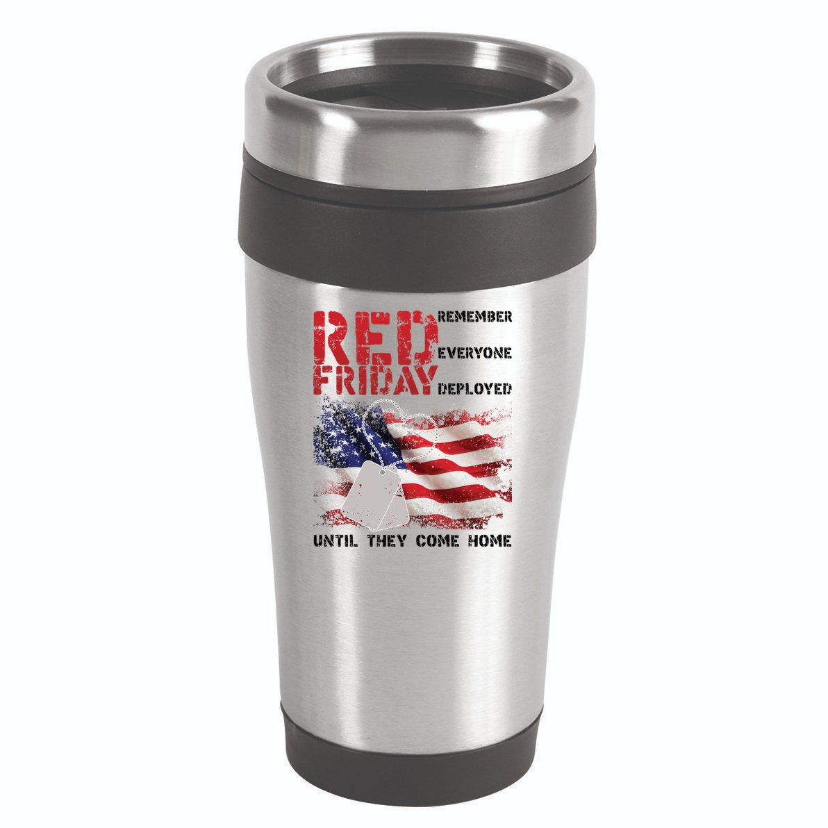 Red Friday Remember Until They Come Home 16oz Travel Tumbler