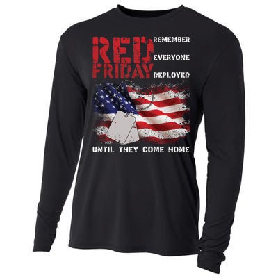 Red Friday Remember Until They Come Home Cooling Performance Long Sleeve Crew