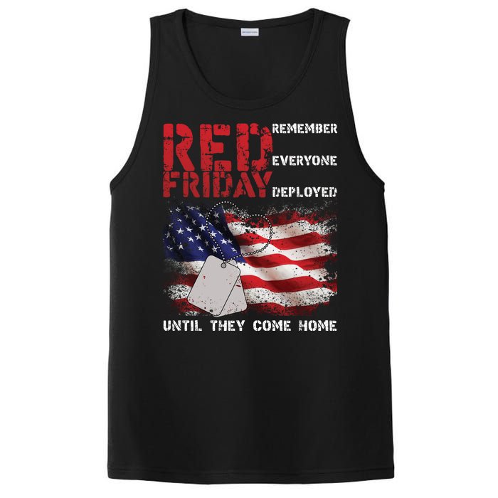 Red Friday Remember Until They Come Home PosiCharge Competitor Tank