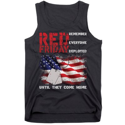 Red Friday Remember Until They Come Home Tank Top