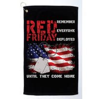 Red Friday Remember Until They Come Home Golf Towel