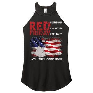 Red Friday Remember Until They Come Home Women's Perfect Tri Rocker Tank