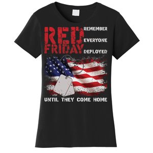 Red Friday Remember Until They Come Home Women's T-Shirt