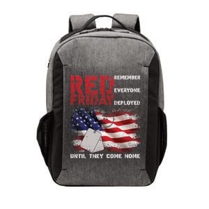 Red Friday Remember Until They Come Home Vector Backpack