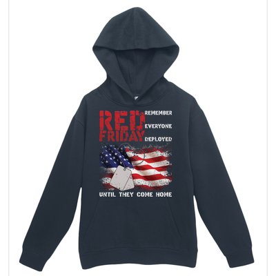 Red Friday Remember Until They Come Home Urban Pullover Hoodie