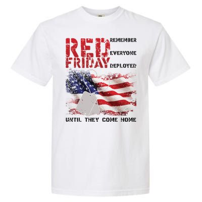 Red Friday Remember Until They Come Home Garment-Dyed Heavyweight T-Shirt