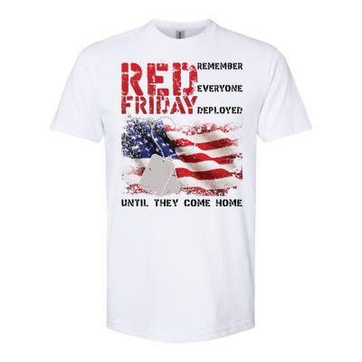 Red Friday Remember Until They Come Home Softstyle® CVC T-Shirt