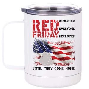 Red Friday Remember Until They Come Home 12 oz Stainless Steel Tumbler Cup