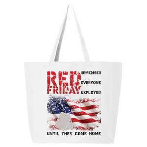 Red Friday Remember Until They Come Home 25L Jumbo Tote