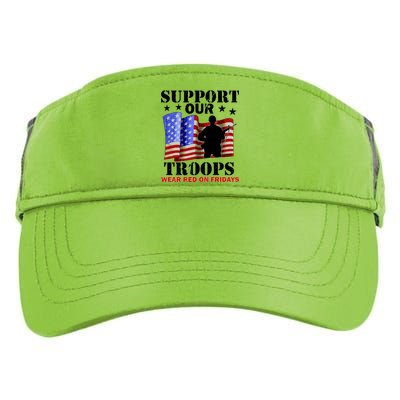 Red Friday Support Our Troops Adult Drive Performance Visor