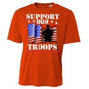 Red Friday Support Our Troops Cooling Performance Crew T-Shirt