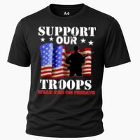 Red Friday Support Our Troops Performance Shirt