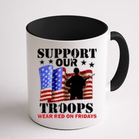 Red Friday Support Our Troops Mug