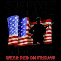 Red Friday Support Our Troops Mug