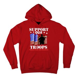 Red Friday Support Our Troops Hoodie