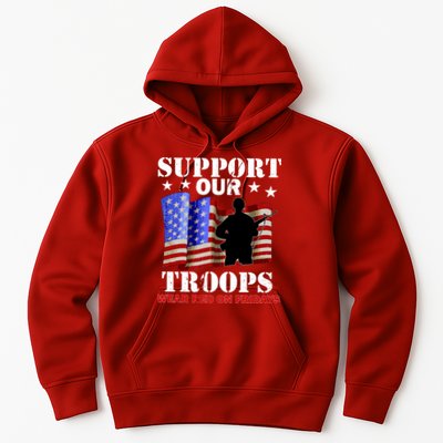 Red Friday Support Our Troops Hoodie