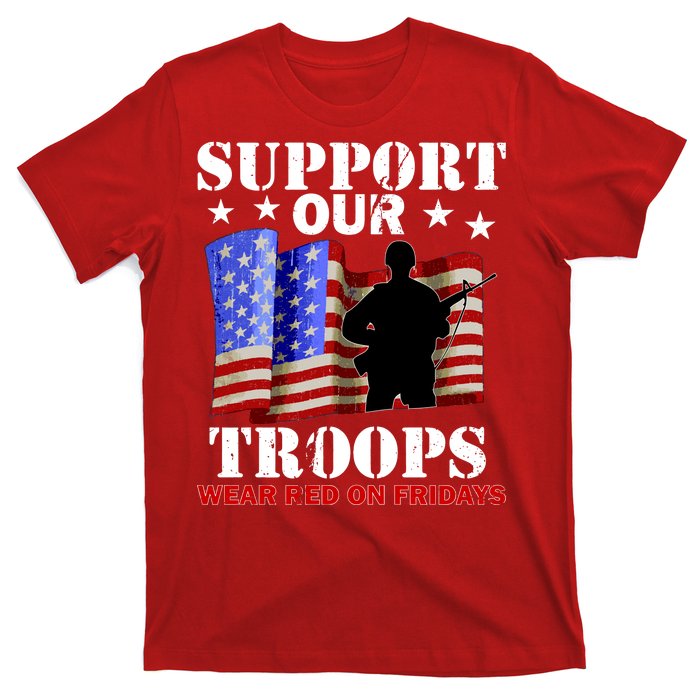 Red Friday Support Our Troops T-Shirt