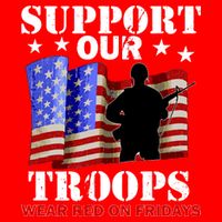 Red Friday Support Our Troops T-Shirt